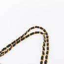 CHANEL Matelasse 25 Double Flap Chain Shoulder Bag Lamb Skin Gold CC Auth ka720SV-8