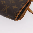 LOUIS VUITTON Monogram Pochette Twin GM Shoulder Bag M51852 LV Auth ka721-18