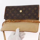 LOUIS VUITTON Monogram Pochette Twin GM Shoulder Bag M51852 LV Auth ka721-9