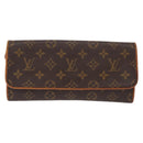 LOUIS VUITTON Monogram Pochette Twin GM Shoulder Bag M51852 LV Auth ka721-13