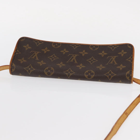 LOUIS VUITTON Monogram Pochette Twin GM Shoulder Bag M51852 LV Auth ka721