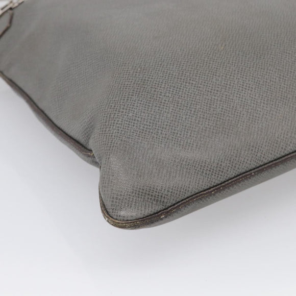 LOUIS VUITTON Taiga Sasha Shoulder Bag Gray Glacier M32630 LV Auth ka7212