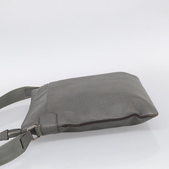 LOUIS VUITTON Taiga Sasha Shoulder Bag Gray Glacier M32630 LV Auth ka7212