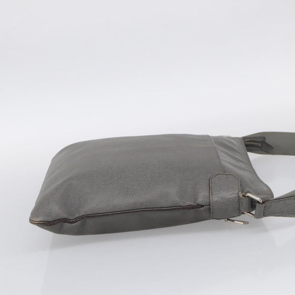 LOUIS VUITTON Taiga Sasha Shoulder Bag Gray Glacier M32630 LV Auth ka7212