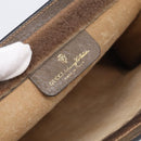 GUCCI GG Supreme Web Sherry Line Clutch Bag PVC Beige 89 01 002 Auth ka7214-12
