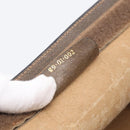 GUCCI GG Supreme Web Sherry Line Clutch Bag PVC Beige 89 01 002 Auth ka7214-16