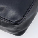 GIVENCHY Shoulder Bag Leather Navy Gold Auth ka7216-13