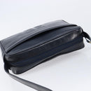 GIVENCHY Shoulder Bag Leather Navy Gold Auth ka7216-6
