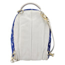 LOUIS VUITTON Jacquard Velvet Palm Spring Mini Backpack M46207 LV Auth ka7219-3