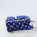 LOUIS VUITTON Jacquard Velvet Palm Spring Mini Backpack M46207 LV Auth ka7219-4