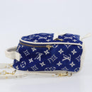 LOUIS VUITTON Jacquard Velvet Palm Spring Mini Backpack M46207 LV Auth ka7219-5