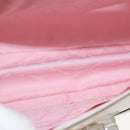 Salvatore Ferragamo Gancini Shoulder Bag Leather White Silver Auth ka722-11