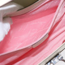 Salvatore Ferragamo Gancini Shoulder Bag Leather White Silver Auth ka722-21