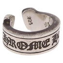 Chrome Hearts Scroll label Ring Ag925 Silver #10(JP Size) Auth ka7229M-1