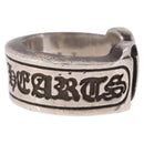 Chrome Hearts Scroll label Ring Ag925 Silver #10(JP Size) Auth ka7229M-4