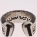 Chrome Hearts Scroll label Ring Ag925 Silver #10(JP Size) Auth ka7229M-7