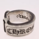 Chrome Hearts Scroll label Ring Ag925 Silver #10(JP Size) Auth ka7229M-8