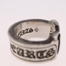 Chrome Hearts Scroll label Ring Ag925 Silver #10(JP Size) Auth ka7229M-9
