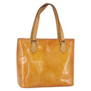 LOUIS VUITTON Monogram Vernis Houston Bag Marshmallow Pink M91302 LV Auth ka723-1