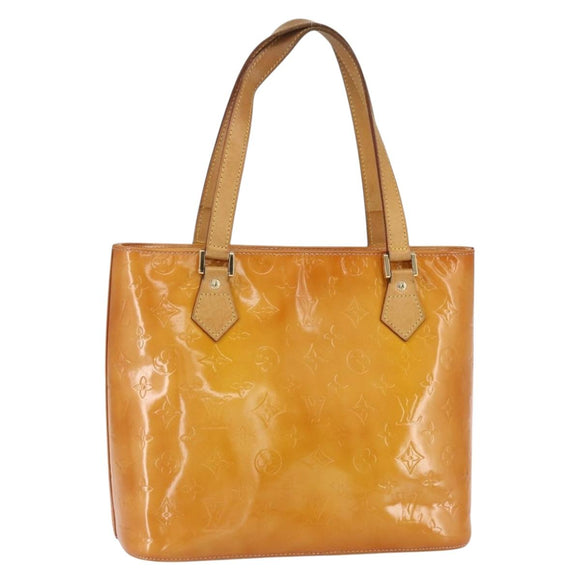 LOUIS VUITTON Monogram Vernis Houston Bag Marshmallow Pink M91302 LV Auth ka723