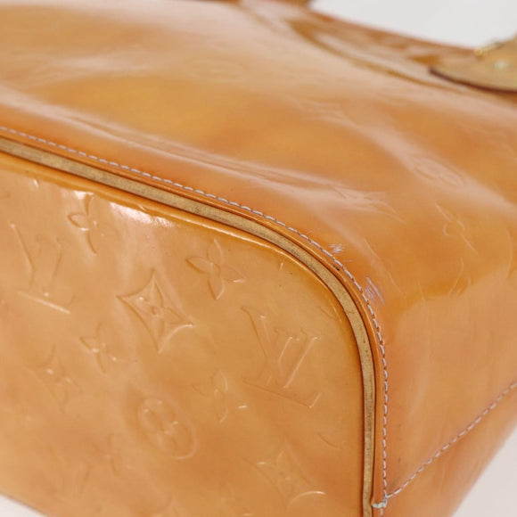 LOUIS VUITTON Monogram Vernis Houston Bag Marshmallow Pink M91302 LV Auth ka723