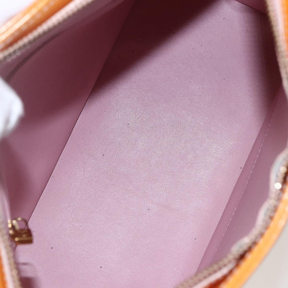LOUIS VUITTON Monogram Vernis Houston Bag Marshmallow Pink M91302 LV Auth ka723