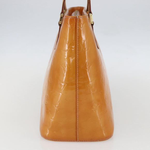 LOUIS VUITTON Monogram Vernis Houston Bag Marshmallow Pink M91302 LV Auth ka723