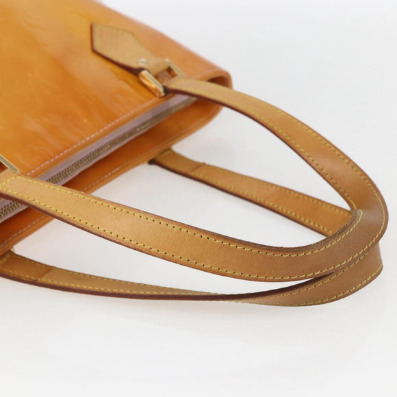 LOUIS VUITTON Monogram Vernis Houston Bag Marshmallow Pink M91302 LV Auth ka723