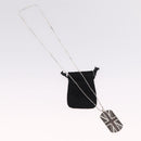 Chrome Hearts Union Jack Large Dog Tag Necklace Ag925 Silver Auth ka7230M-21