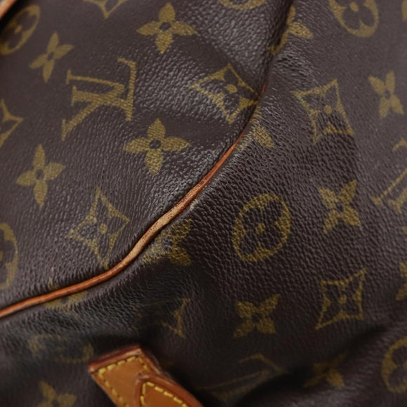 LOUIS VUITTON Monogram Saumur 35 Shoulder Bag M42254 LV Auth ka7232