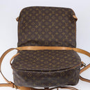 LOUIS VUITTON Monogram Saumur 35 Shoulder Bag M42254 LV Auth ka7232-17