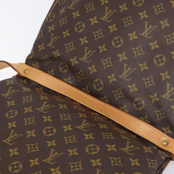 LOUIS VUITTON Monogram Saumur 35 Shoulder Bag M42254 LV Auth ka7232