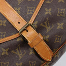LOUIS VUITTON Monogram Saumur 35 Shoulder Bag M42254 LV Auth ka7232-20