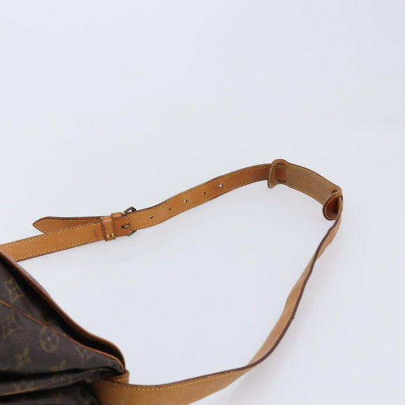 LOUIS VUITTON Monogram Saumur 35 Shoulder Bag M42254 LV Auth ka7232