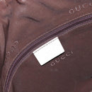 GUCCI Shoulder Bag Canvas Beige Silver 001 3766 Auth ka7233A-18