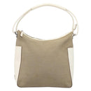 GUCCI Shoulder Bag Canvas Beige Silver 001 3766 Auth ka7233A-2