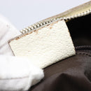 GUCCI Shoulder Bag Canvas Beige Silver 001 3766 Auth ka7233A-24