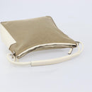 GUCCI Shoulder Bag Canvas Beige Silver 001 3766 Auth ka7233A-7
