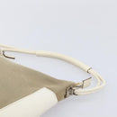 GUCCI Shoulder Bag Canvas Beige Silver 001 3766 Auth ka7233A-8
