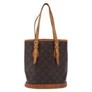 LOUIS VUITTON Monogram Bucket PM Shoulder Bag M42238 LV Auth ka7236-2