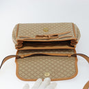 CELINE Macadam Canvas Shoulder Bag PVC Beige Gold Auth ka724-15