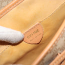 CELINE Macadam Canvas Shoulder Bag PVC Beige Gold Auth ka724-16