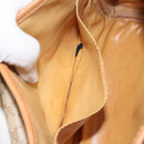 CELINE Macadam Canvas Shoulder Bag PVC Beige Gold Auth ka724-20