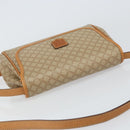 CELINE Macadam Canvas Shoulder Bag PVC Beige Gold Auth ka724-6