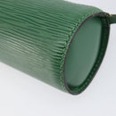 LOUIS VUITTON Epi Soufflot Pouch Green LV Auth ka7245-12