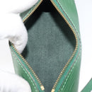 LOUIS VUITTON Epi Soufflot Pouch Green LV Auth ka7245-17