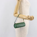 LOUIS VUITTON Epi Soufflot Pouch Green LV Auth ka7245-21