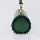 LOUIS VUITTON Epi Soufflot Pouch Green LV Auth ka7245-4