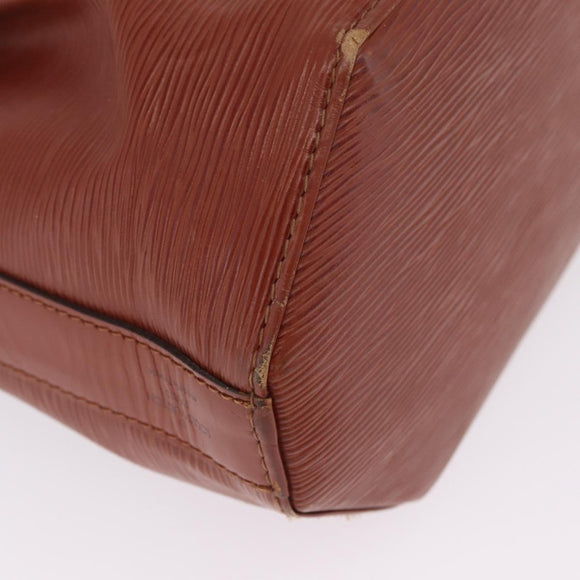 LOUIS VUITTON Epi Sac De Paul PM Shoulder Bag Brown M80203 LV Auth ka7246