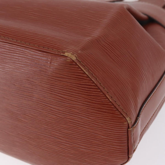 LOUIS VUITTON Epi Sac De Paul PM Shoulder Bag Brown M80203 LV Auth ka7246